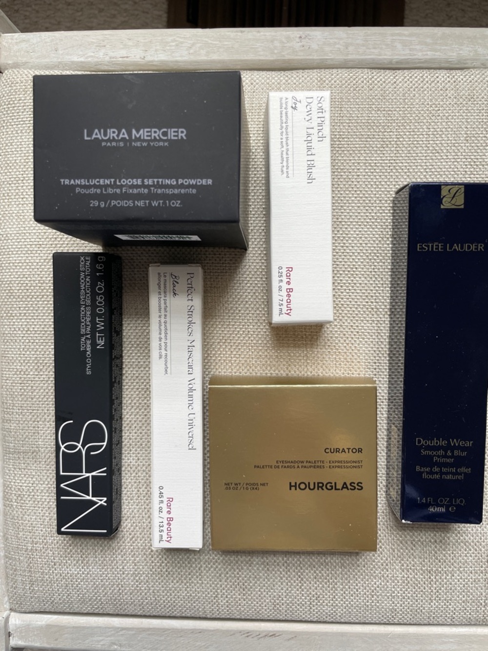 Luxury Makeup Bundle Featuring Laura Mercier, NARS, Hourglass, Estée Lauder